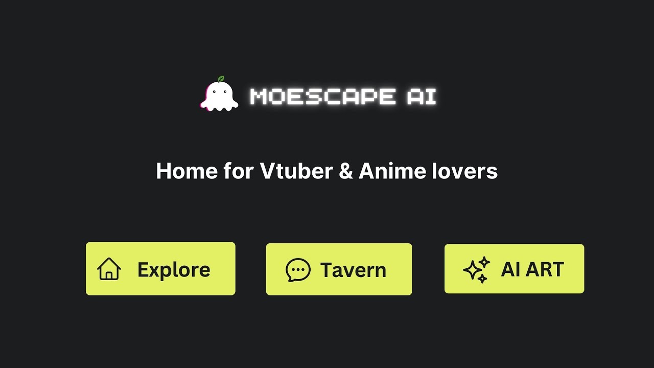 Introducing Moescape AI - An AI-enabled Creative Platform for Anime & Vtuber Lovers