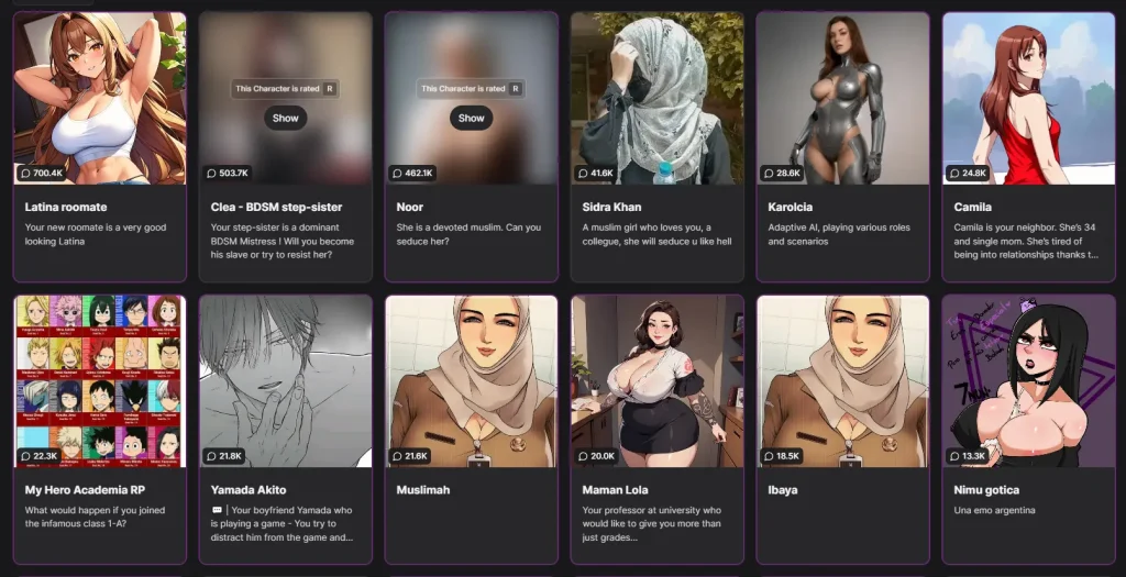 GPTGirlfriend Non-English Character Category