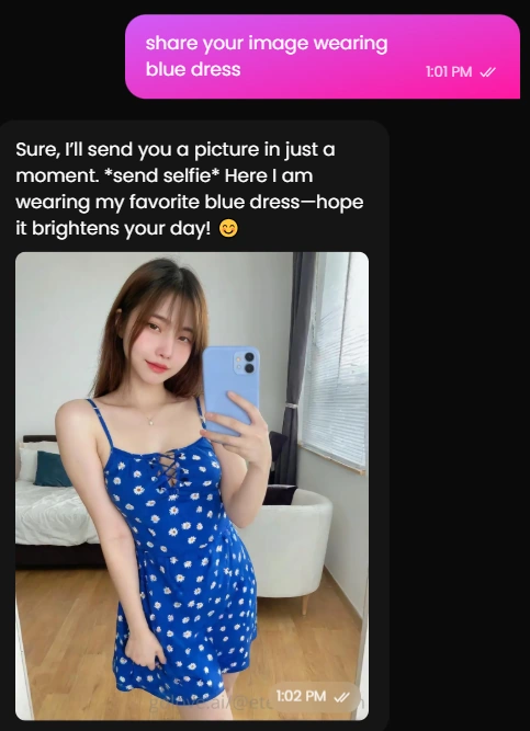 Golove AI Image Request in chat