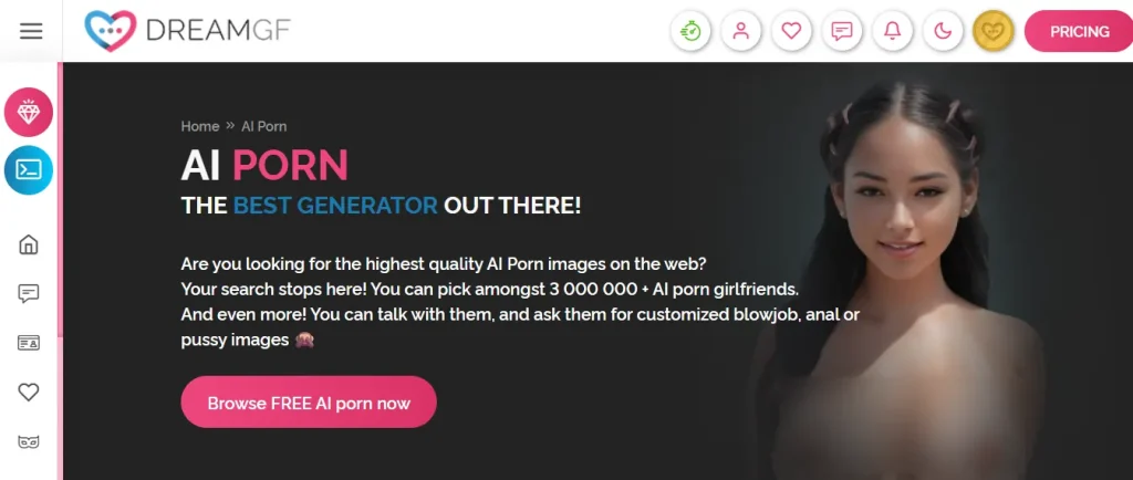 DreamGF - AI Porn Generator