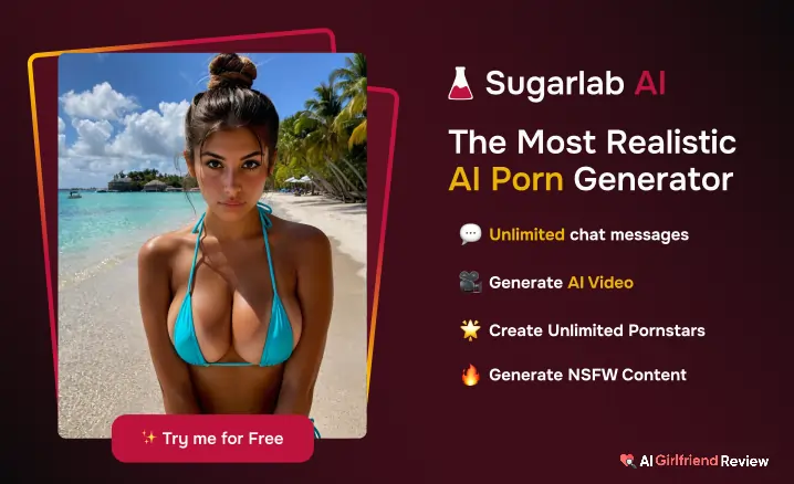 Sugarlab AI - Realistic AI Porn Generator Banner